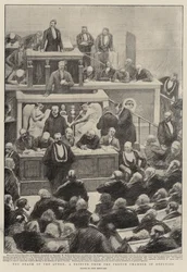 Drottningens död, en hyllning från den franska deputeradekammaren